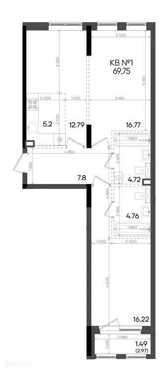 Фото квартиры в ЖК Адали