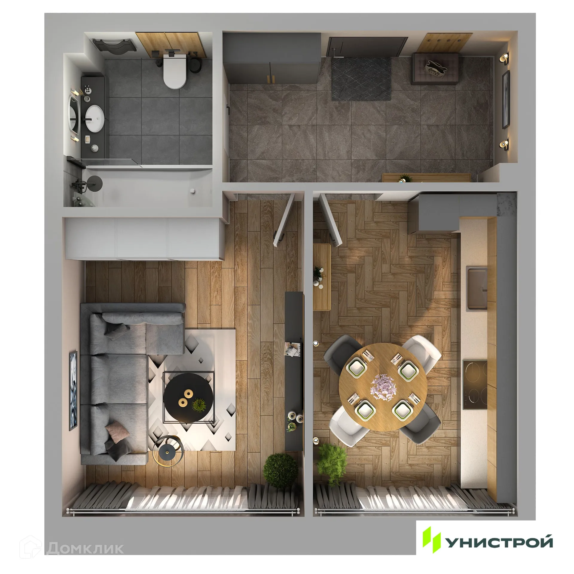 Фото квартиры в ЖК UNO (УНО)