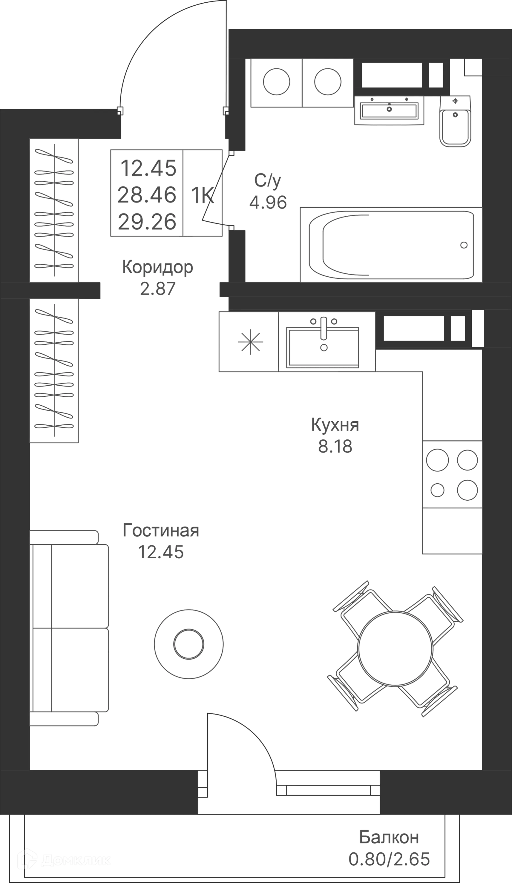 Фото квартиры в ЖК Мой Ритм