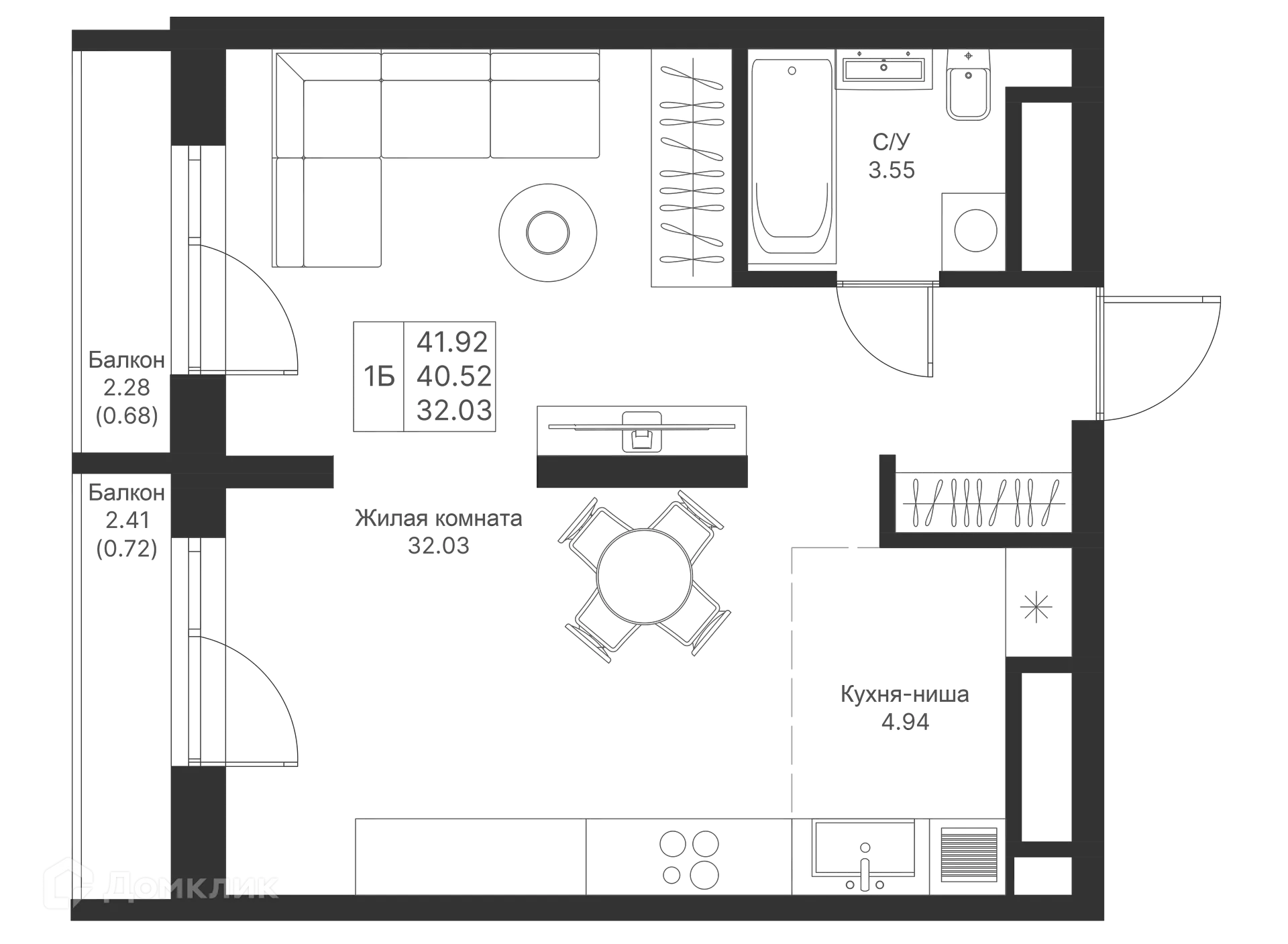 Фото квартиры в ЖК Мой Ритм