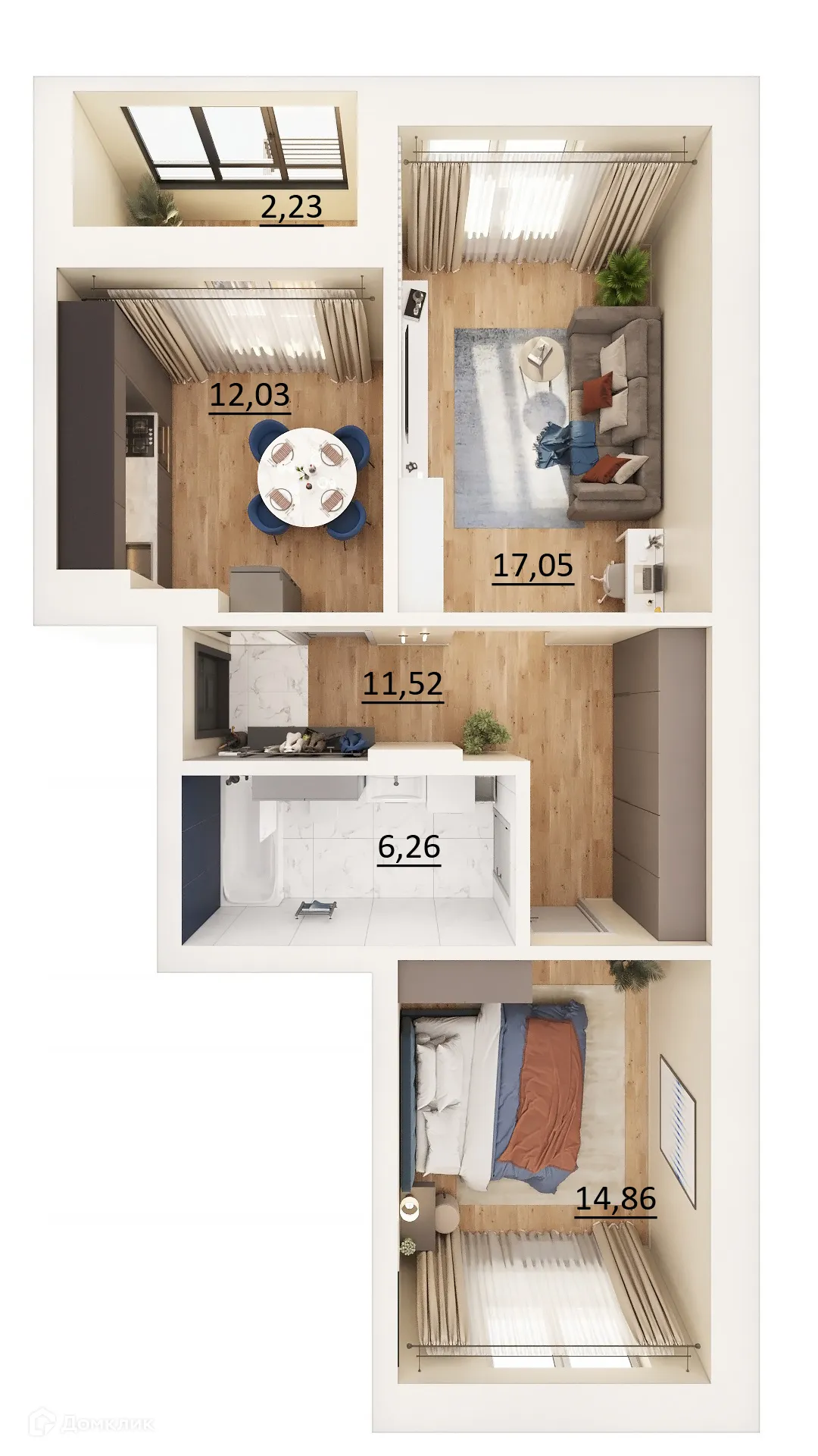 Фото квартиры в ЖК Мой Ритм