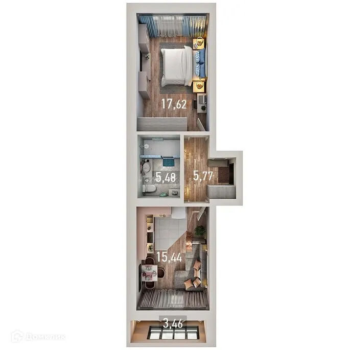 Фото квартиры в ЖК Мой Ритм