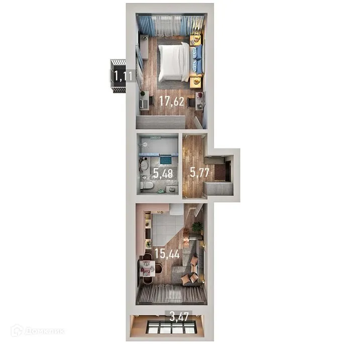 Фото квартиры в ЖК Мой Ритм