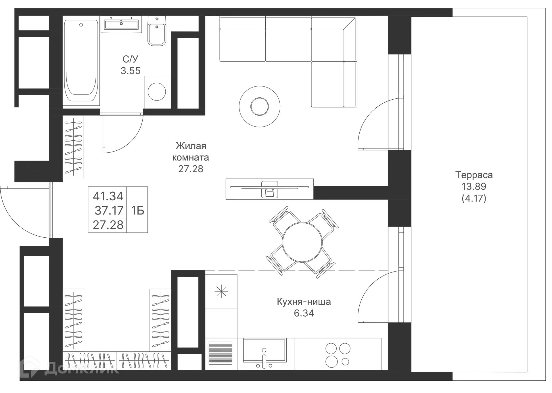 Фото квартиры в ЖК Мой Ритм