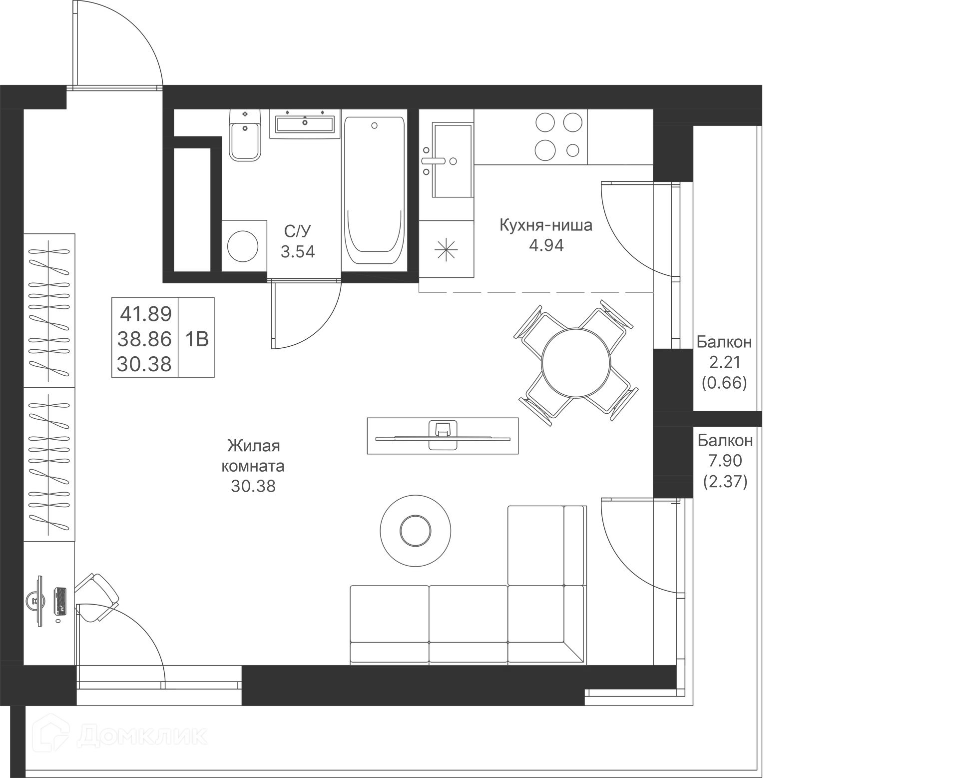Фото квартиры в ЖК Мой Ритм