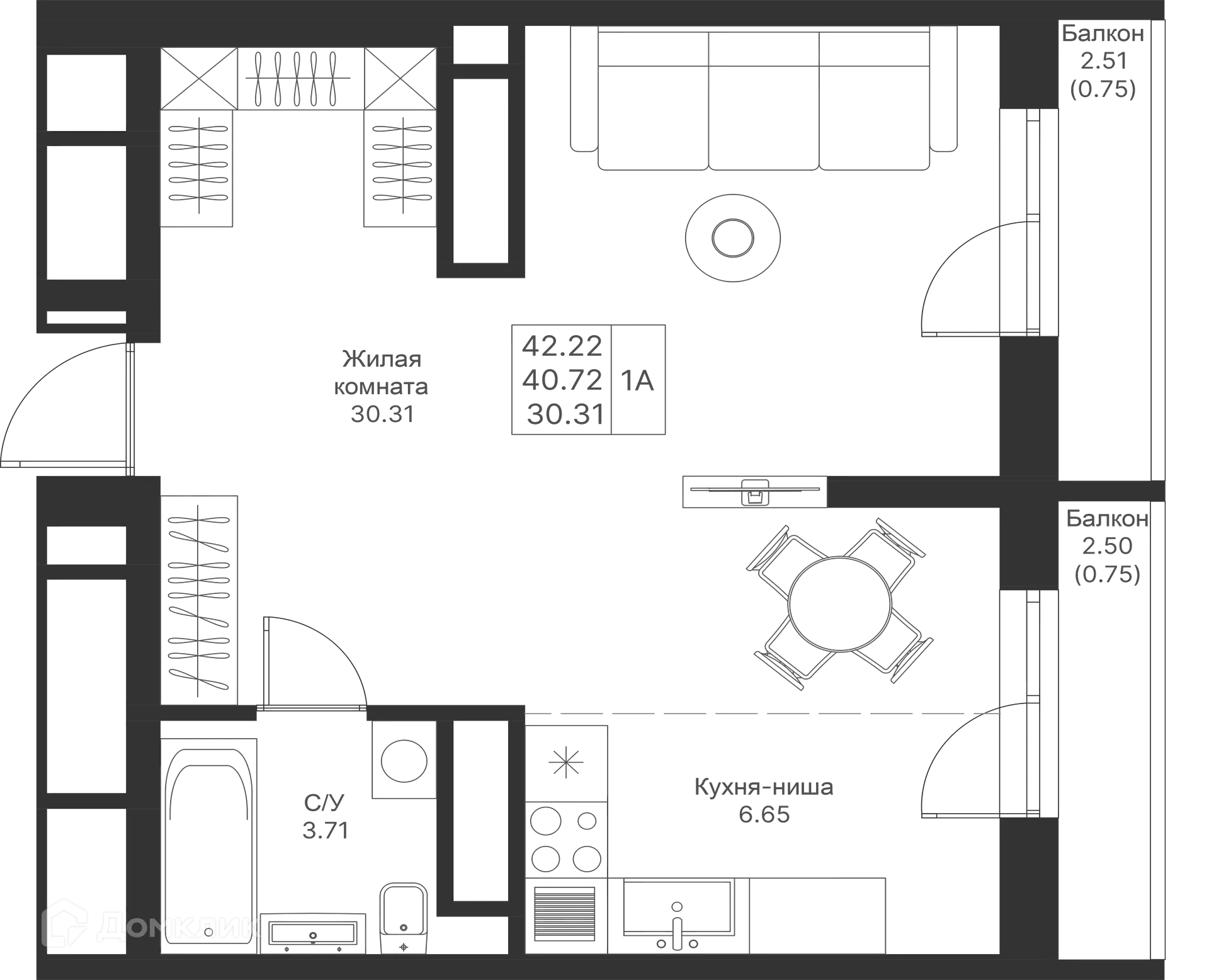 Фото квартиры в ЖК Мой Ритм