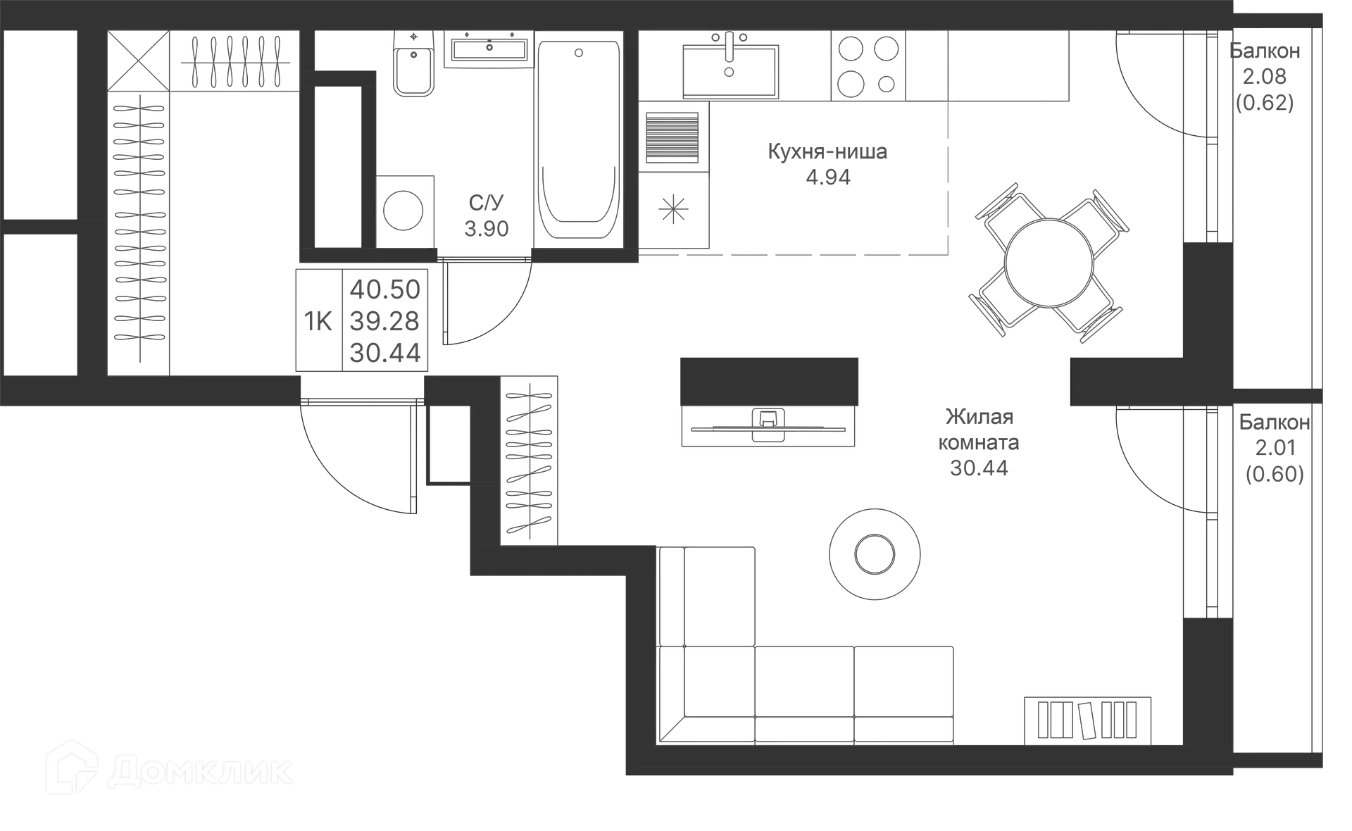 Фото квартиры в ЖК Мой Ритм