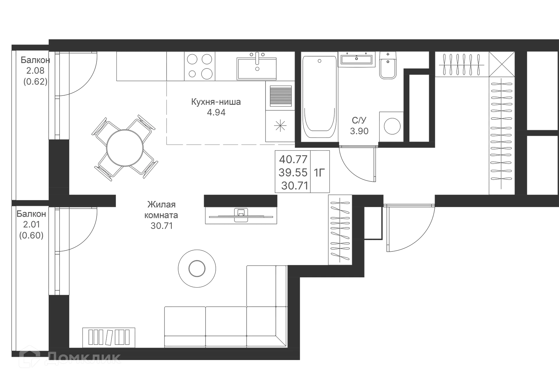 Фото квартиры в ЖК Мой Ритм