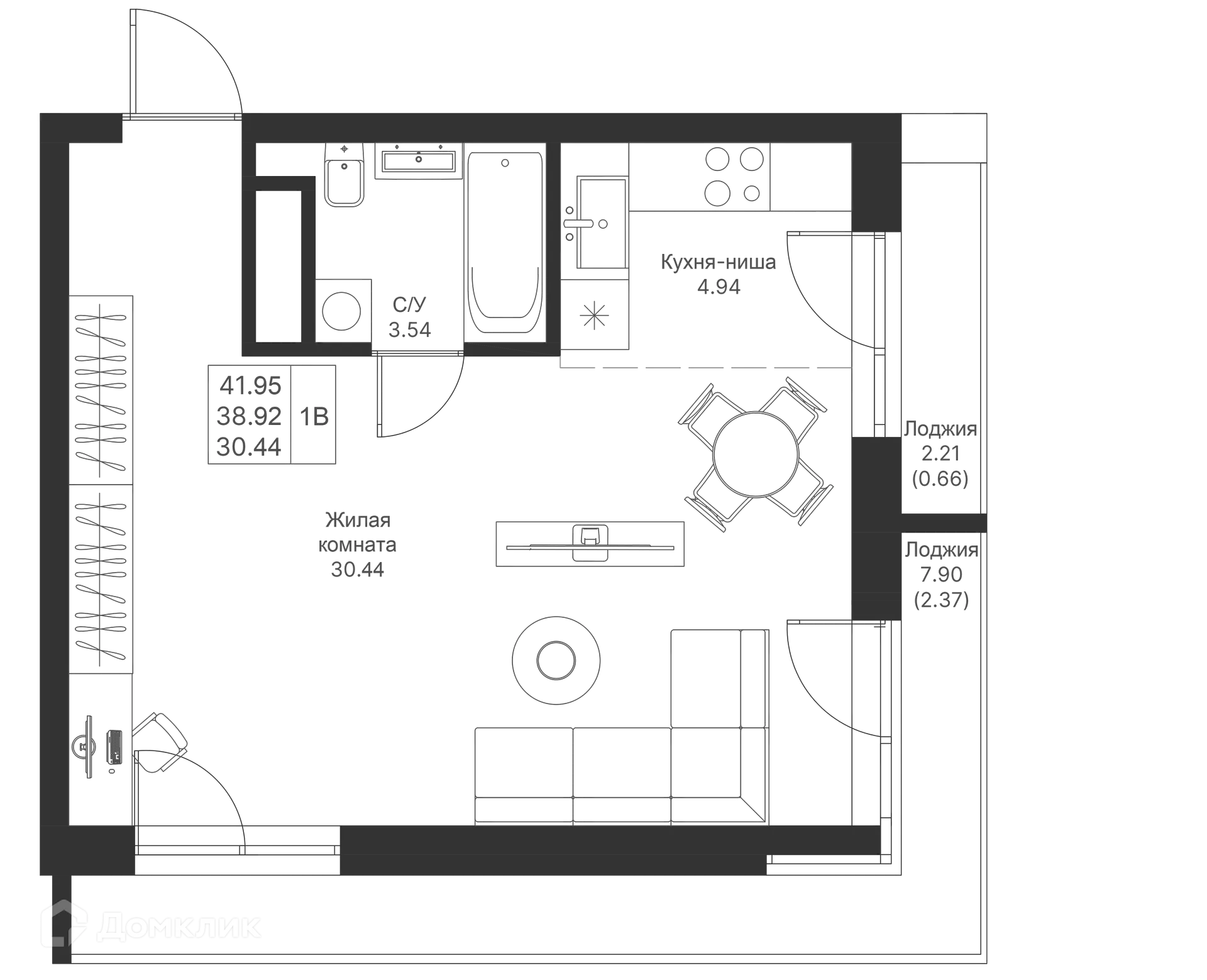 Фото квартиры в ЖК Мой Ритм