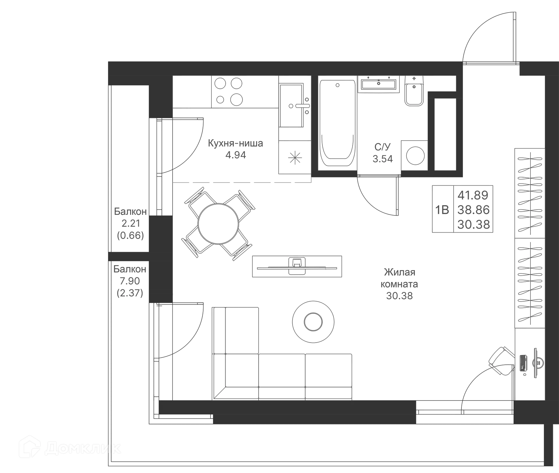 Фото квартиры в ЖК Мой Ритм