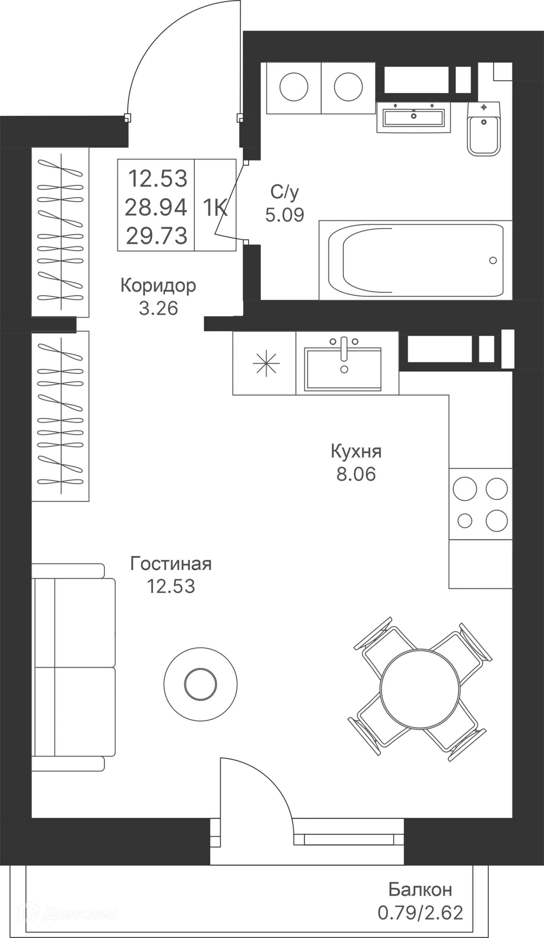 Фото квартиры в ЖК Мой Ритм