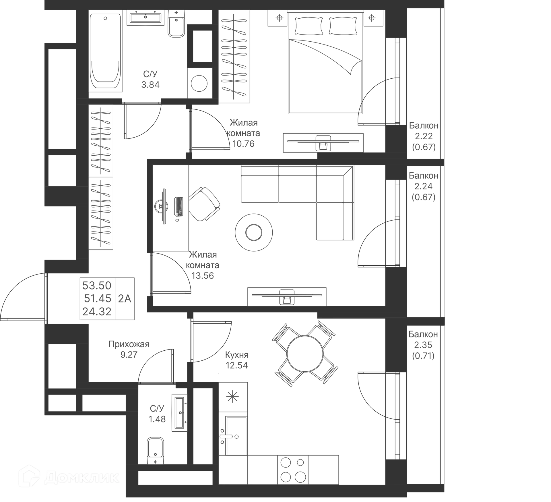 Фото квартиры в ЖК Мой Ритм