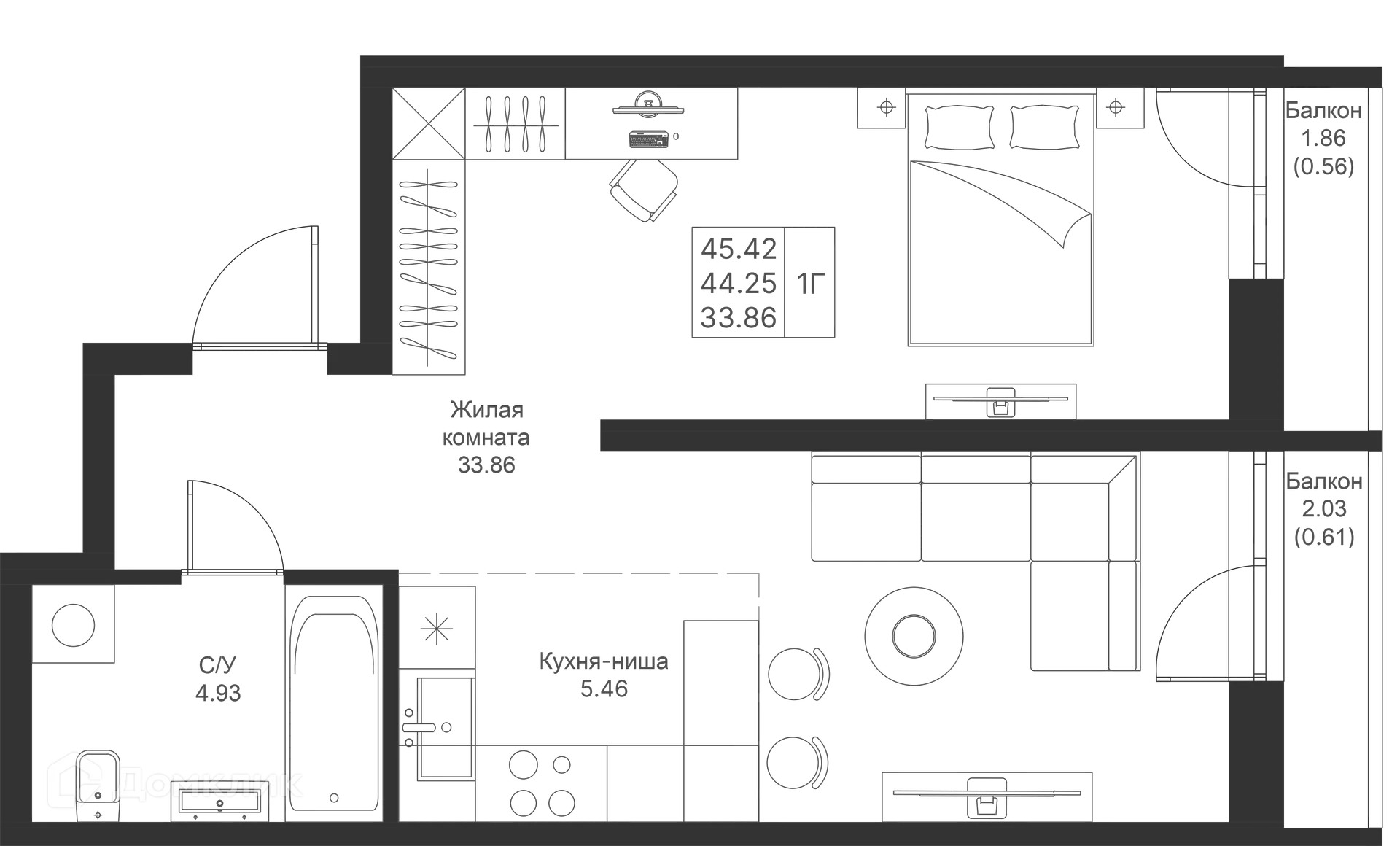 Фото квартиры в ЖК Мой Ритм