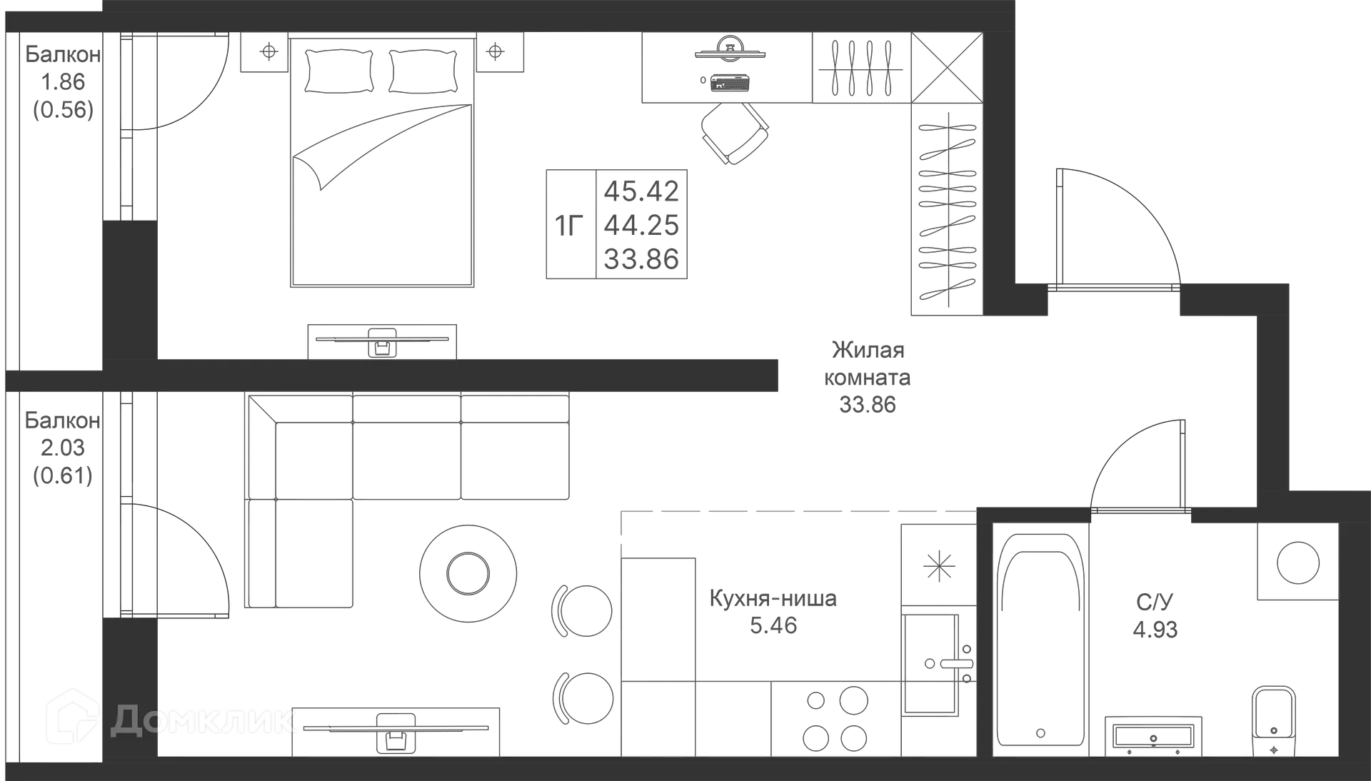 Фото квартиры в ЖК Мой Ритм