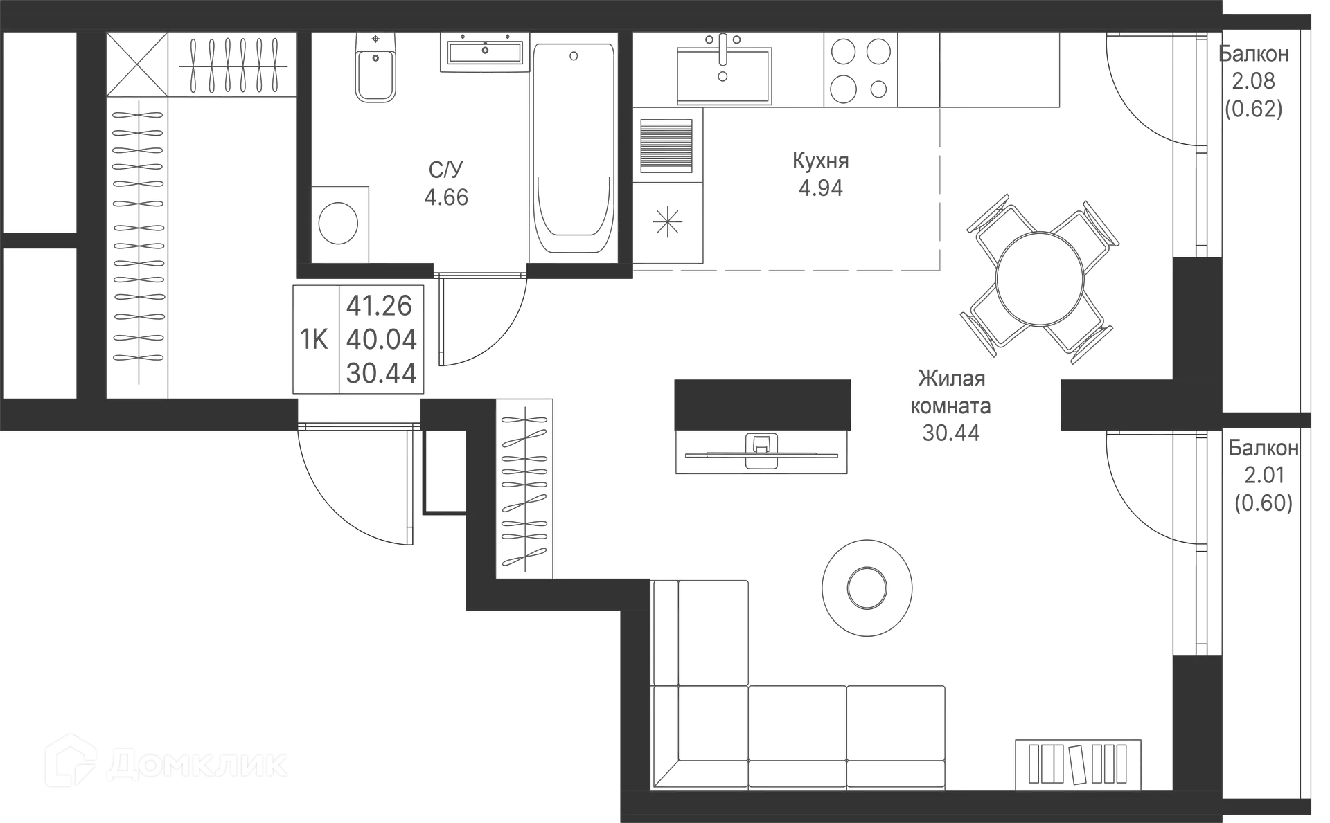 Фото квартиры в ЖК Мой Ритм