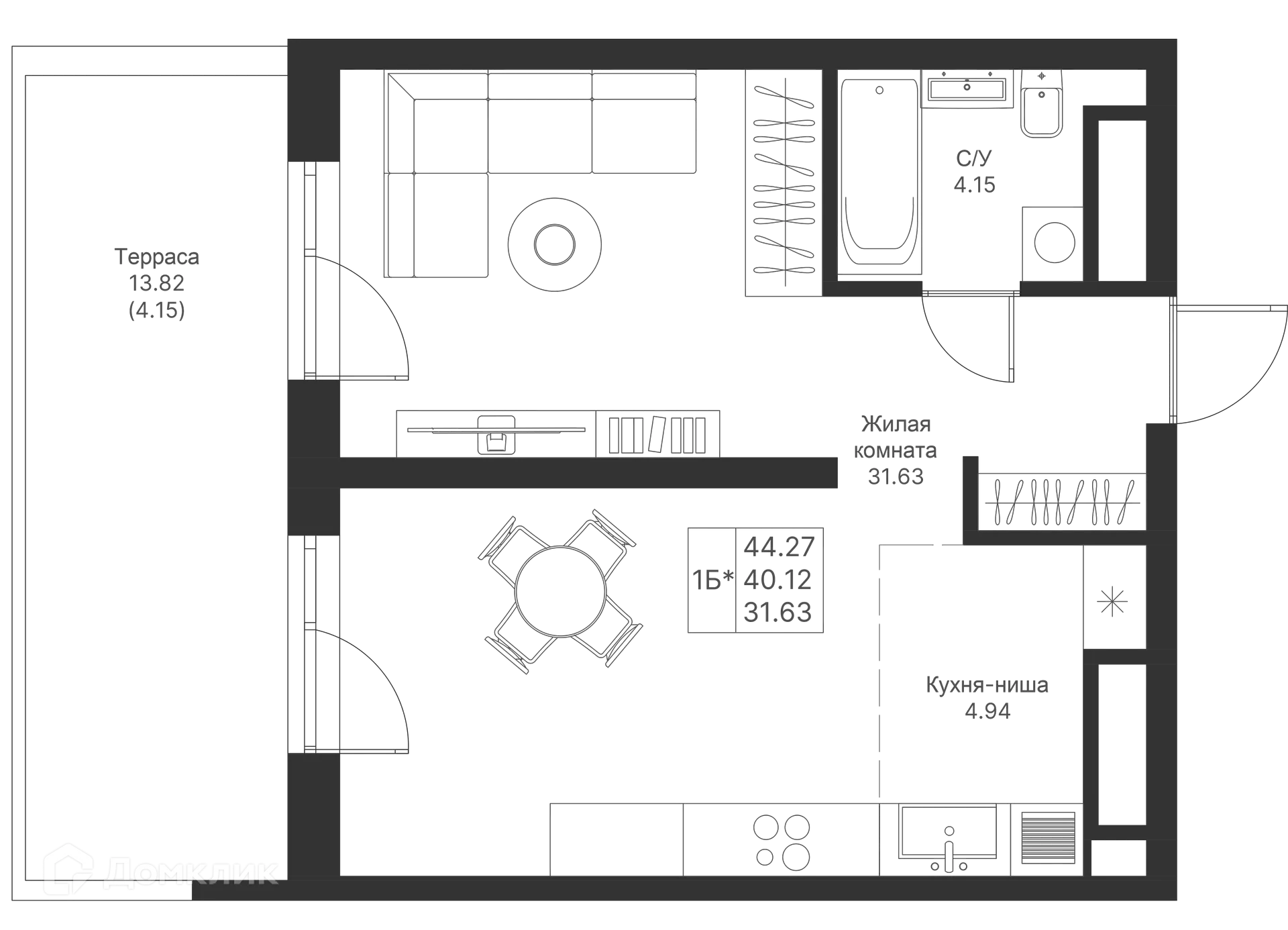 Фото квартиры в ЖК Мой Ритм