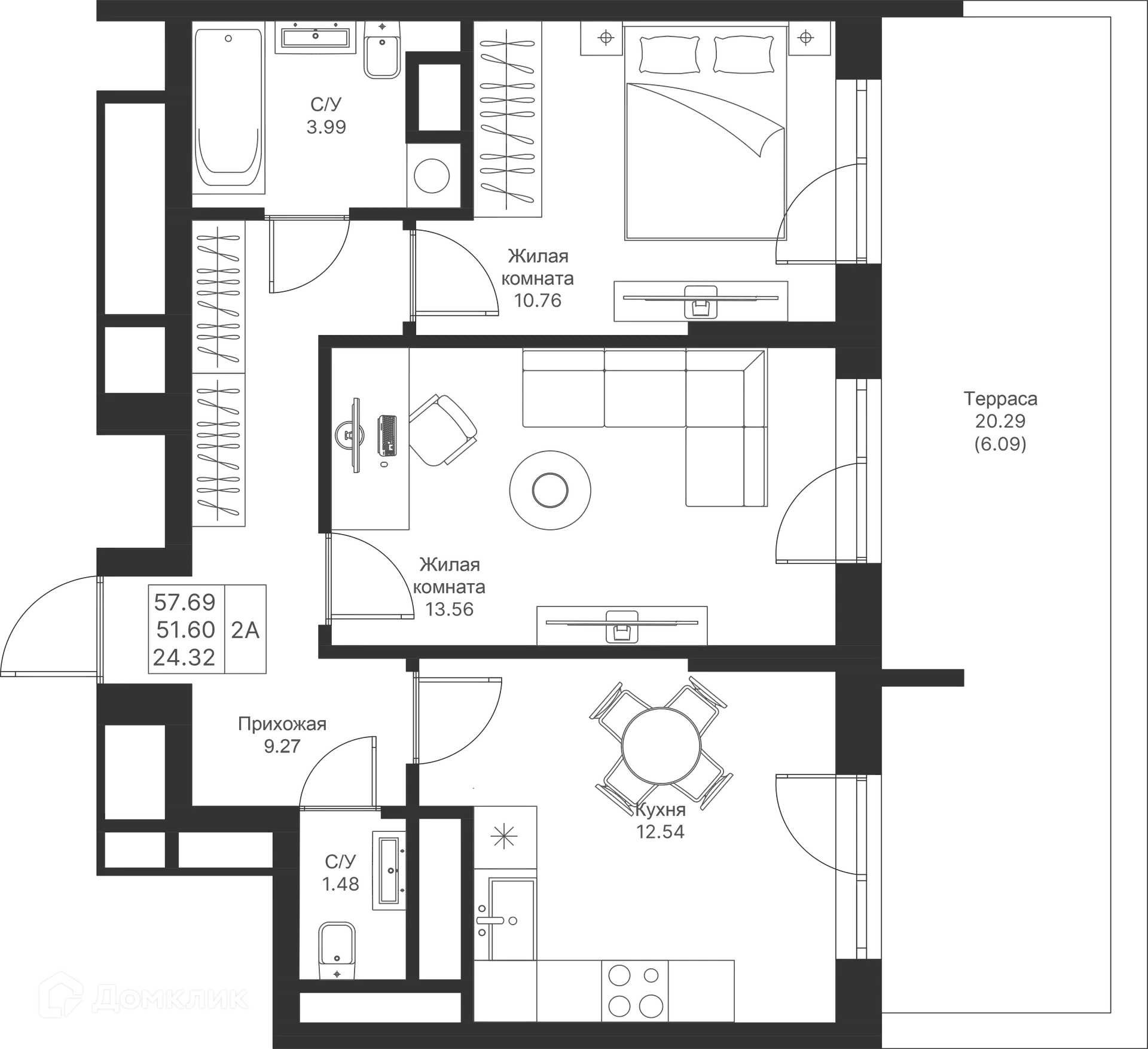 Фото квартиры в ЖК Мой Ритм