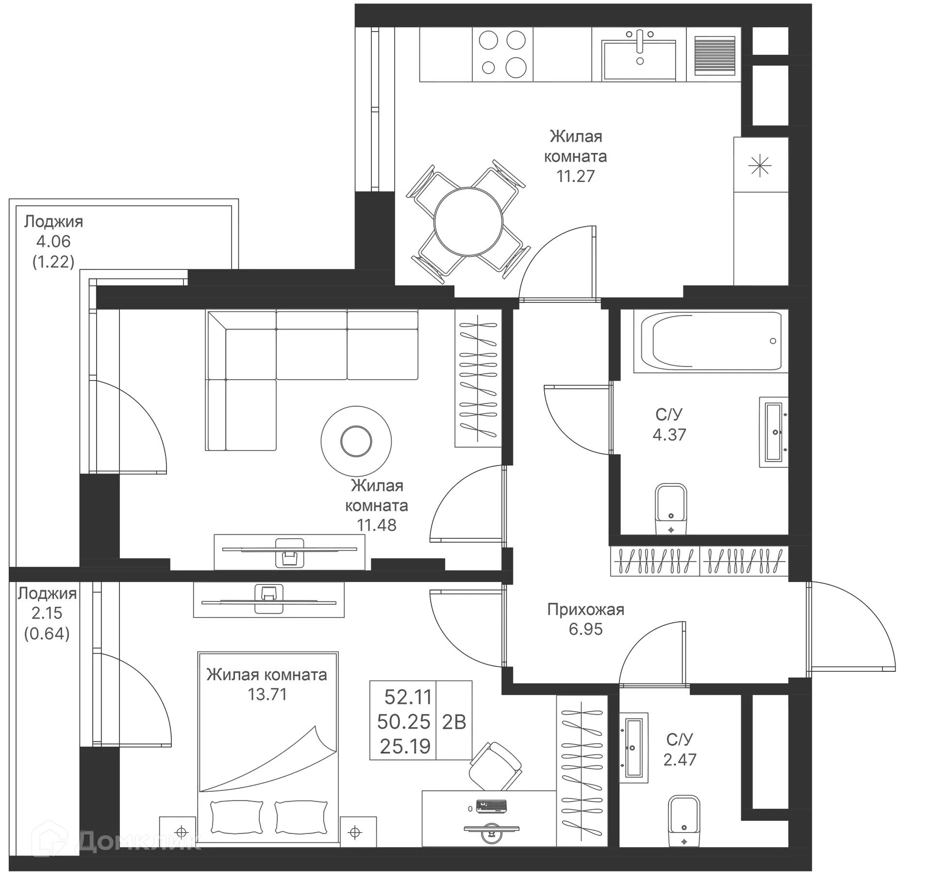 Фото квартиры в ЖК Мой Ритм