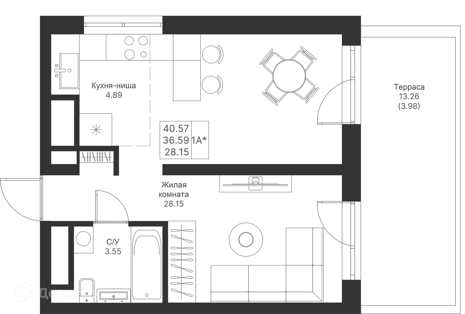 Фото квартиры в ЖК Мой Ритм
