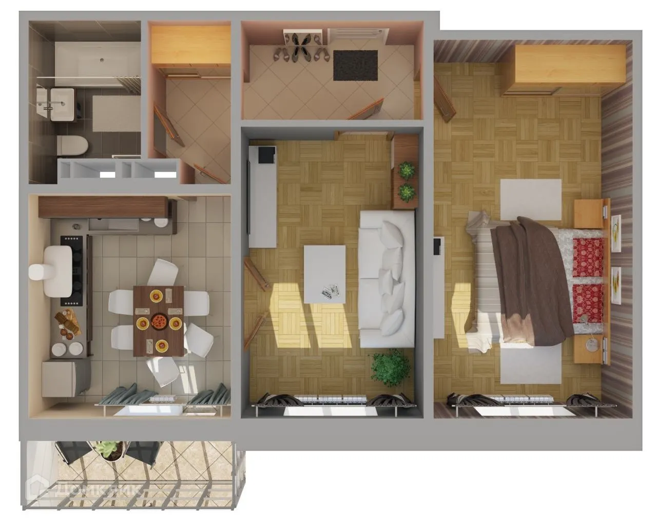 Фото квартиры в ЖК Светлая долина