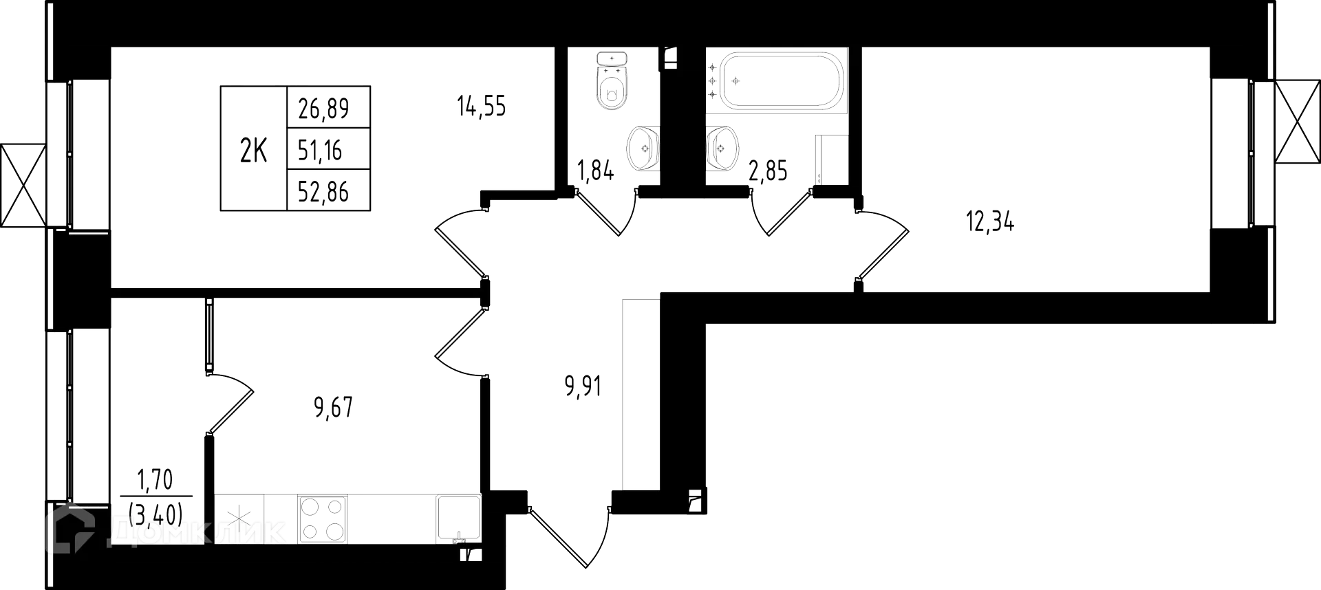 Фото квартиры в ЖК Династия