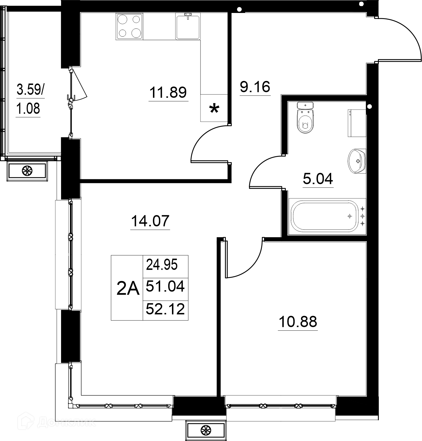 Фото квартиры в ЖК Династия