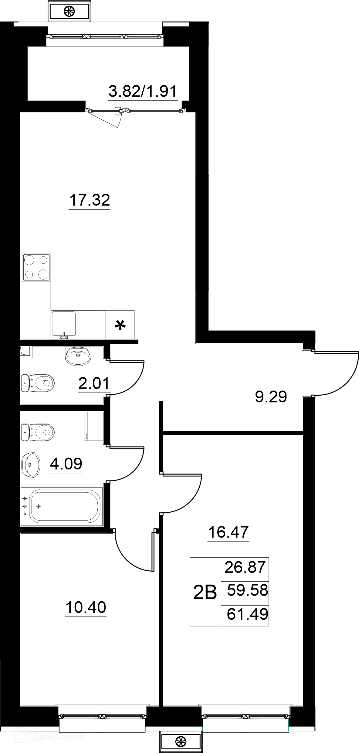 Фото квартиры в ЖК Династия