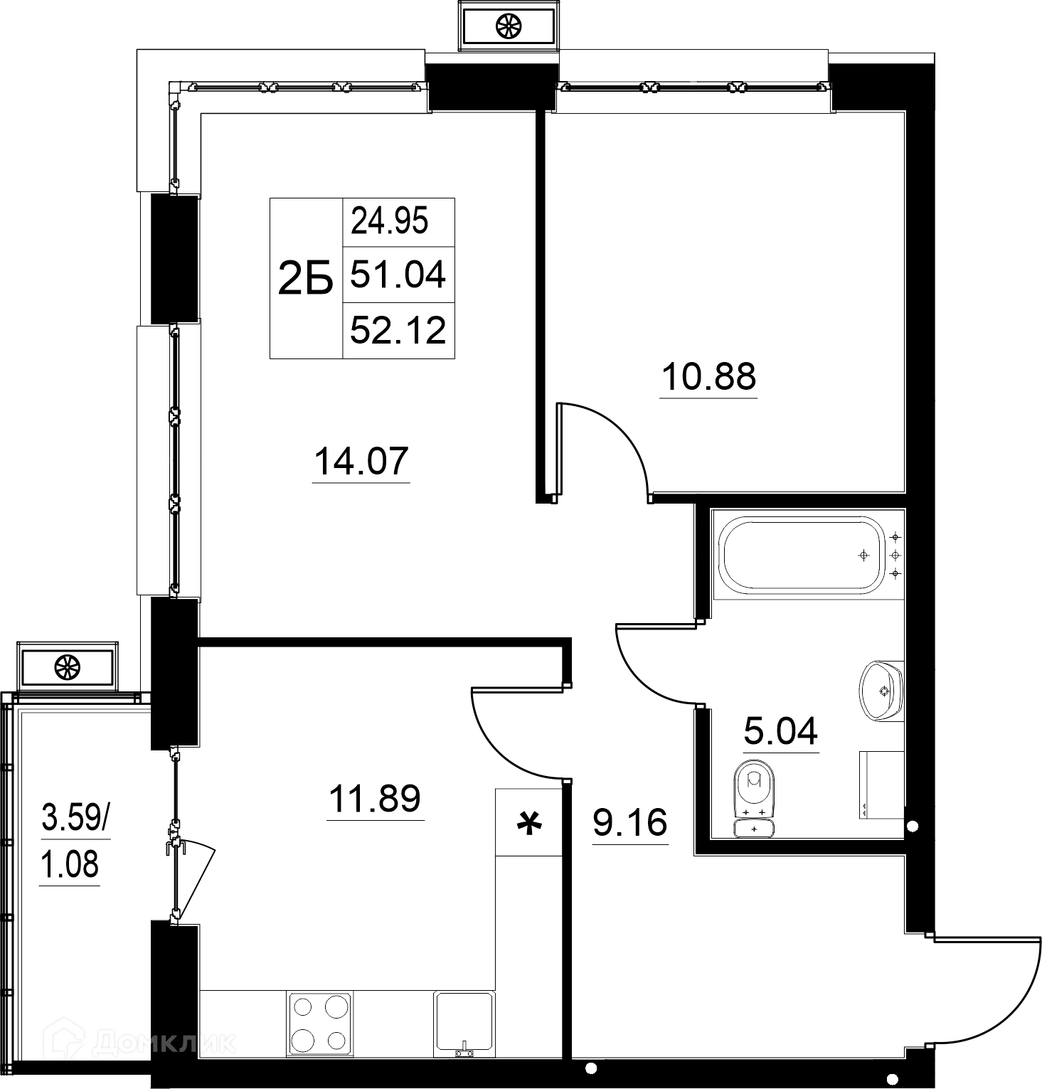 Фото квартиры в ЖК Династия