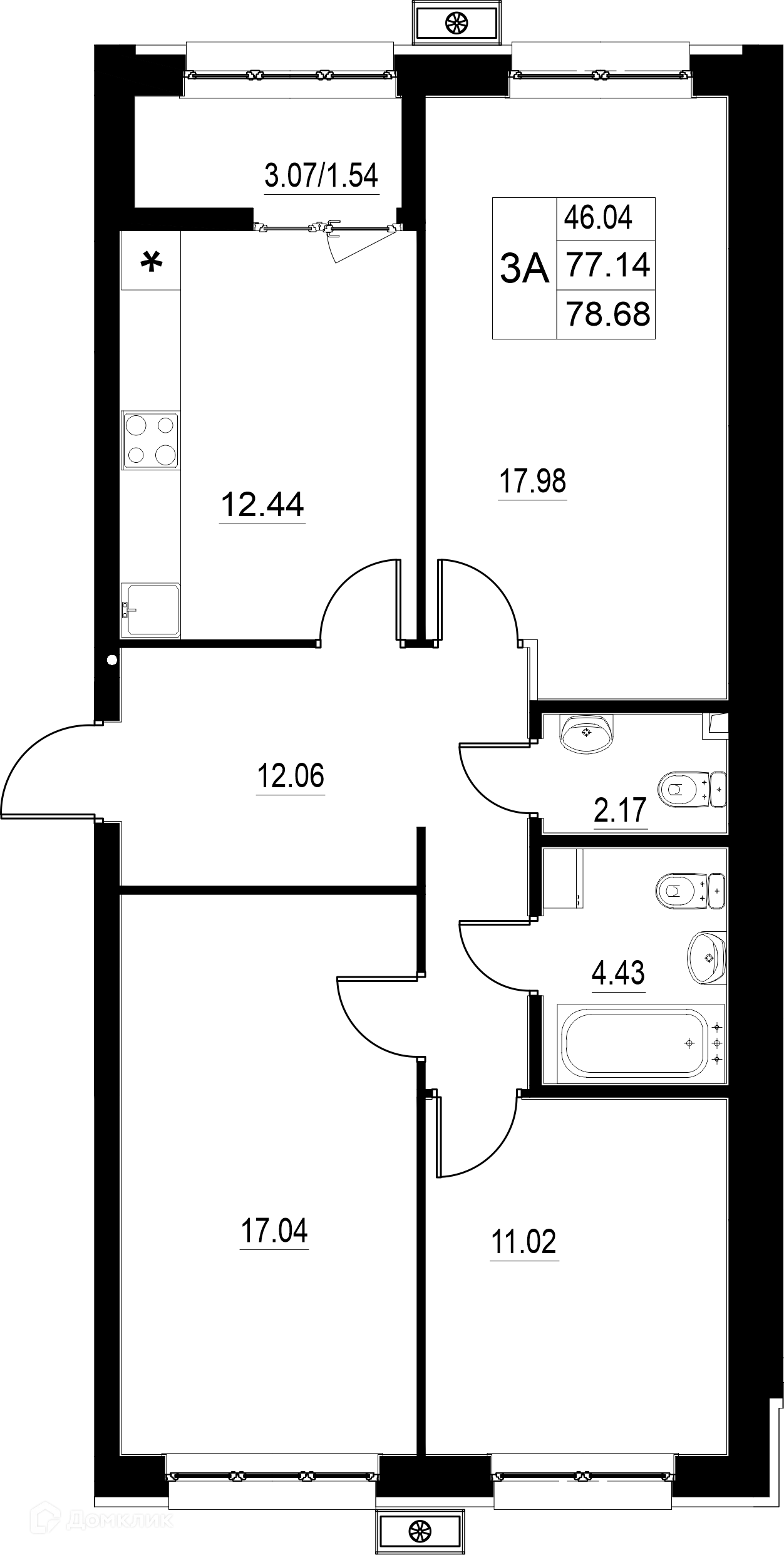 Фото квартиры в ЖК Династия