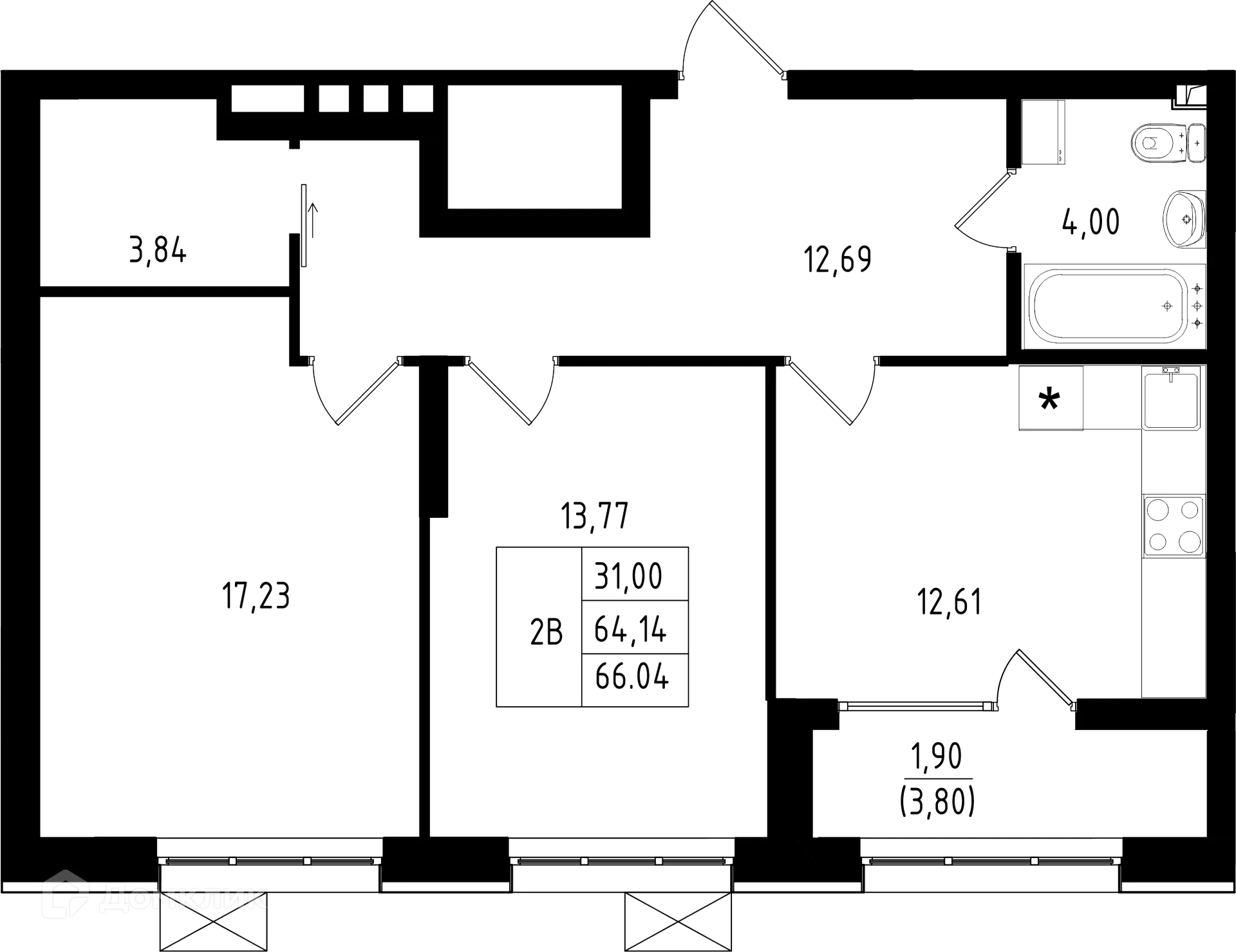 Фото квартиры в ЖК Династия