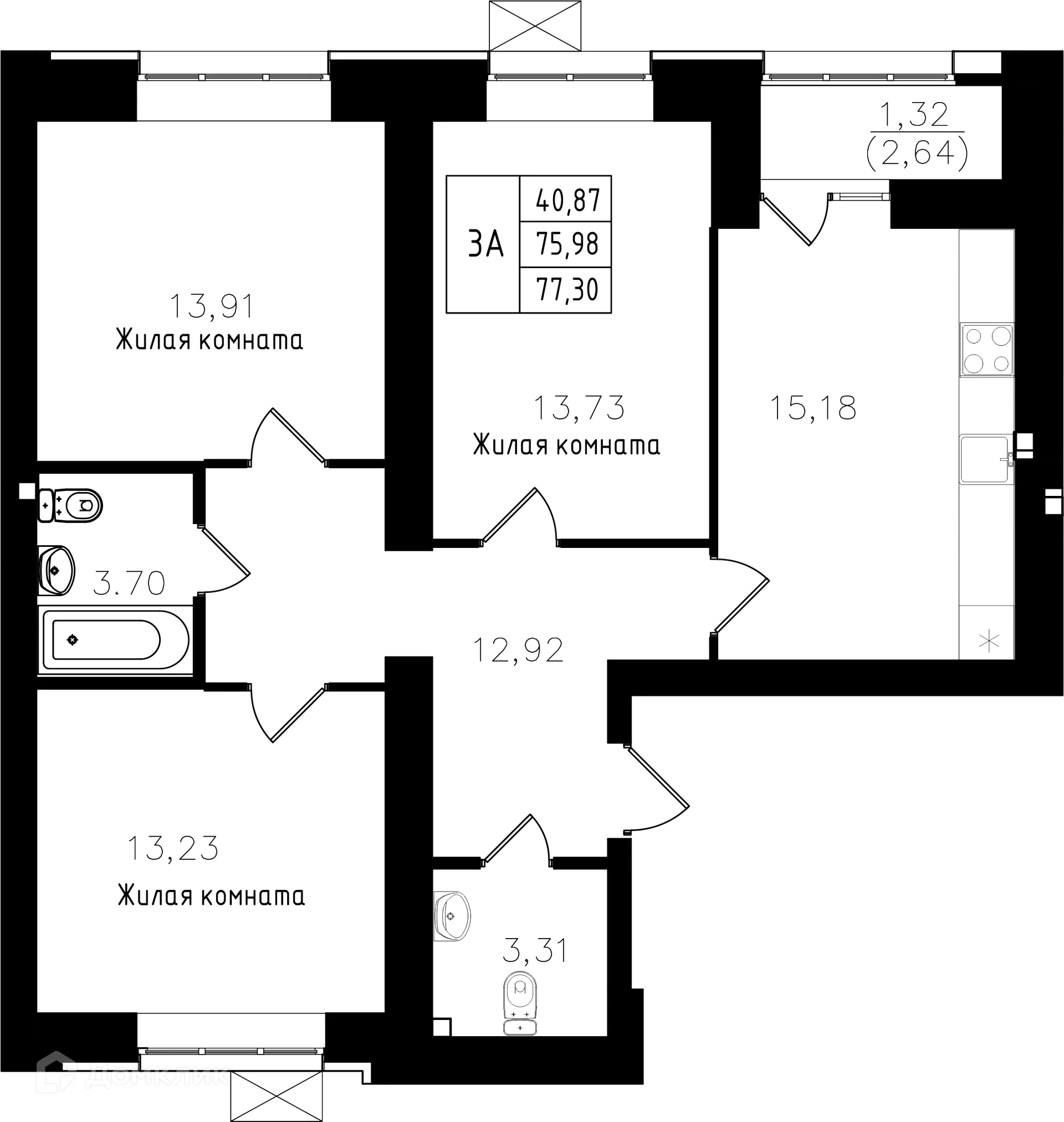 Фото квартиры в ЖК Династия