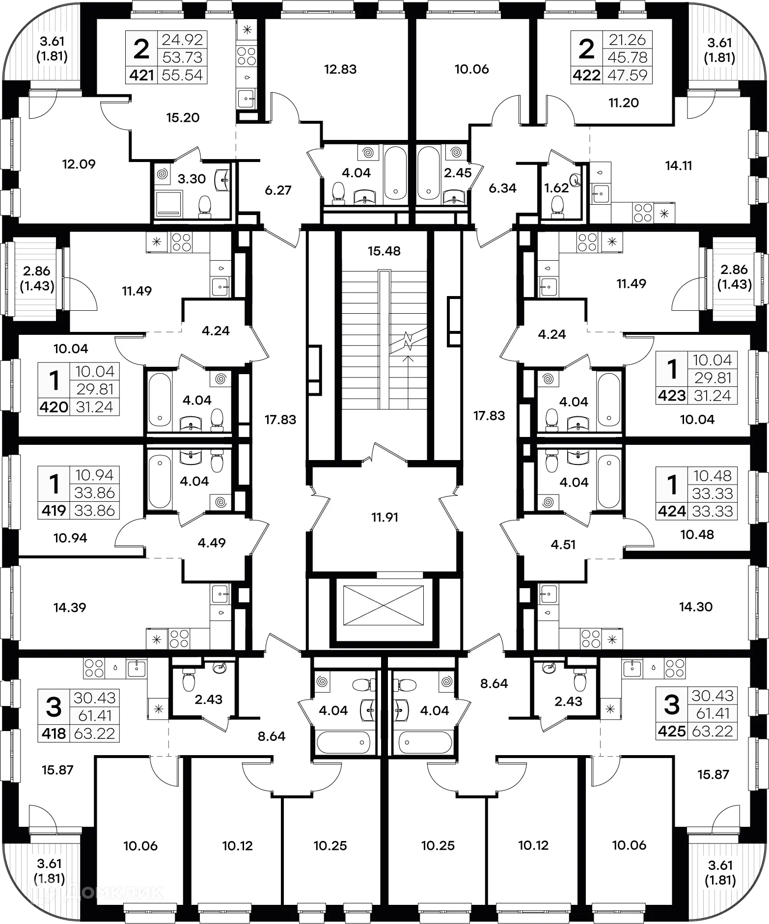 Фото квартиры в ЖК GloraX Экосити