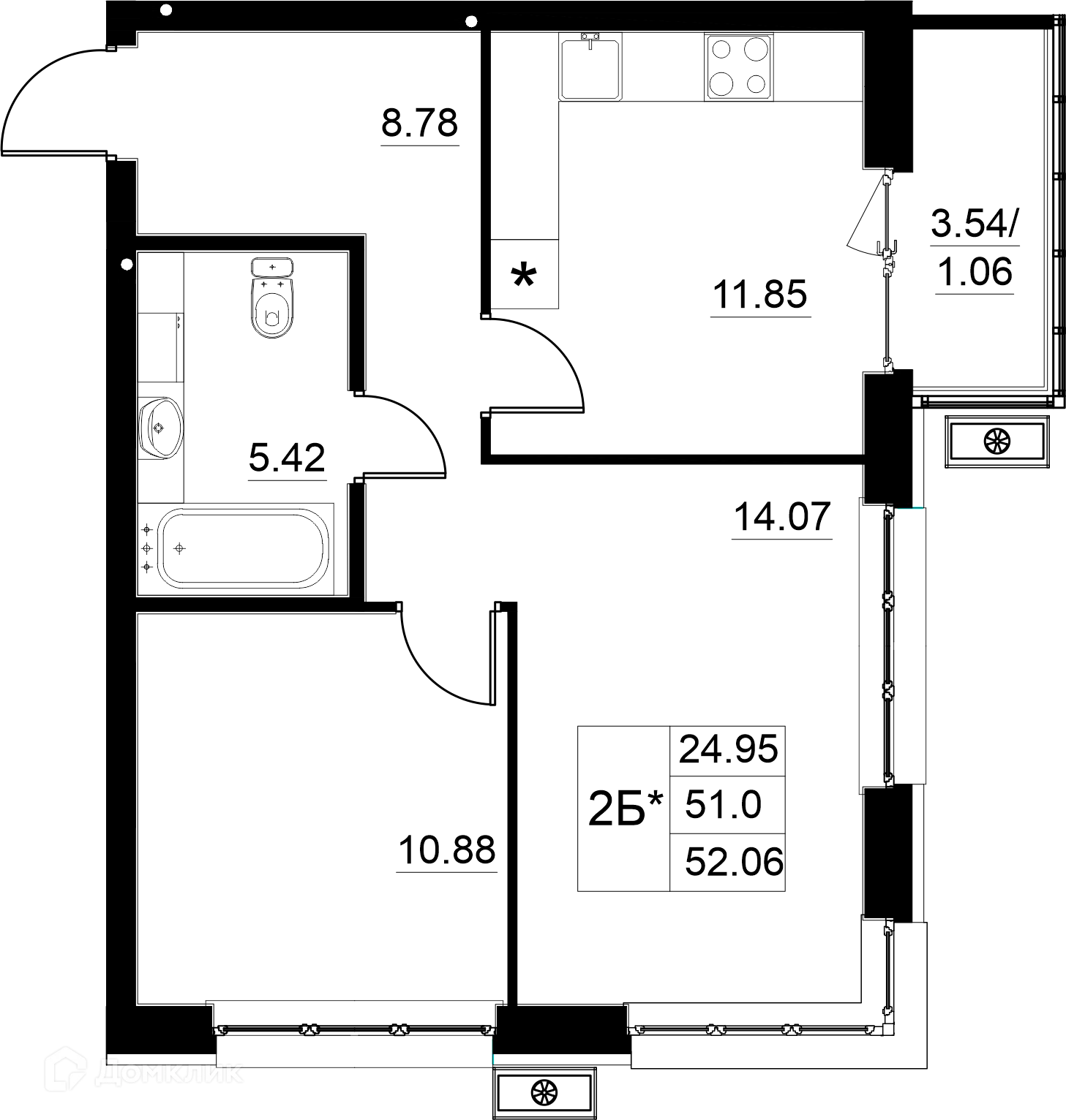 Фото квартиры в ЖК Династия