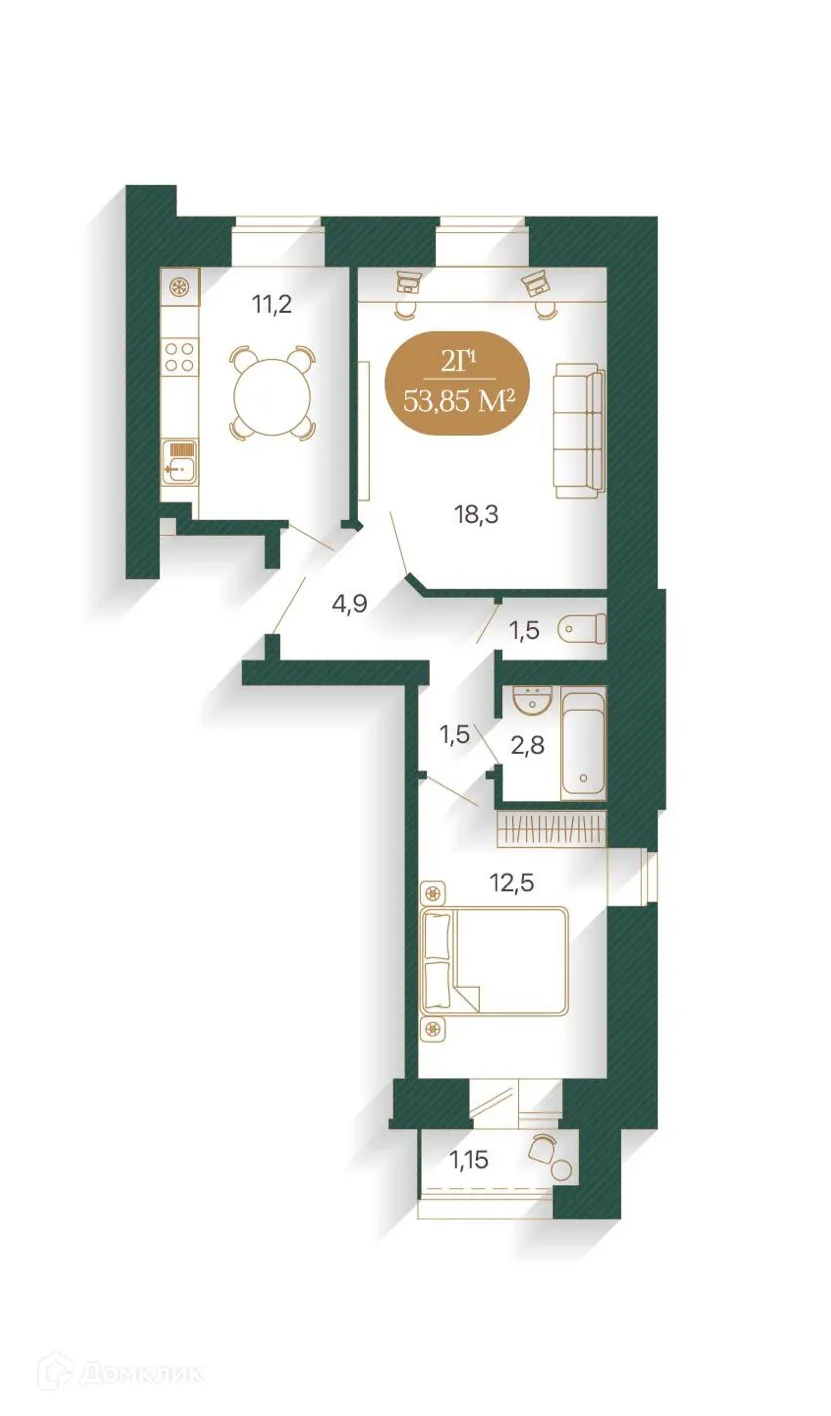 Фото квартиры в ЖК TERRA