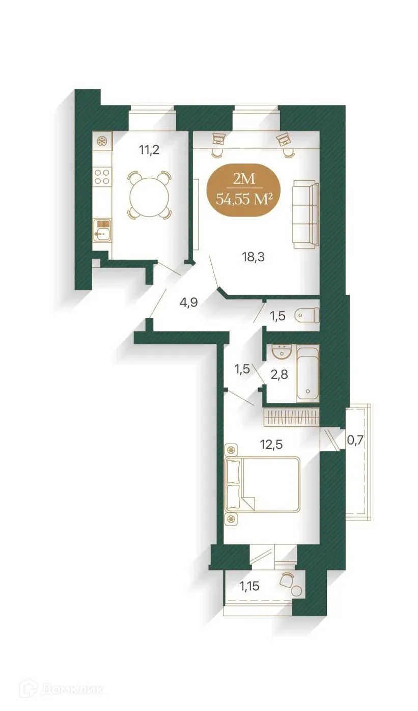 Фото квартиры в ЖК TERRA