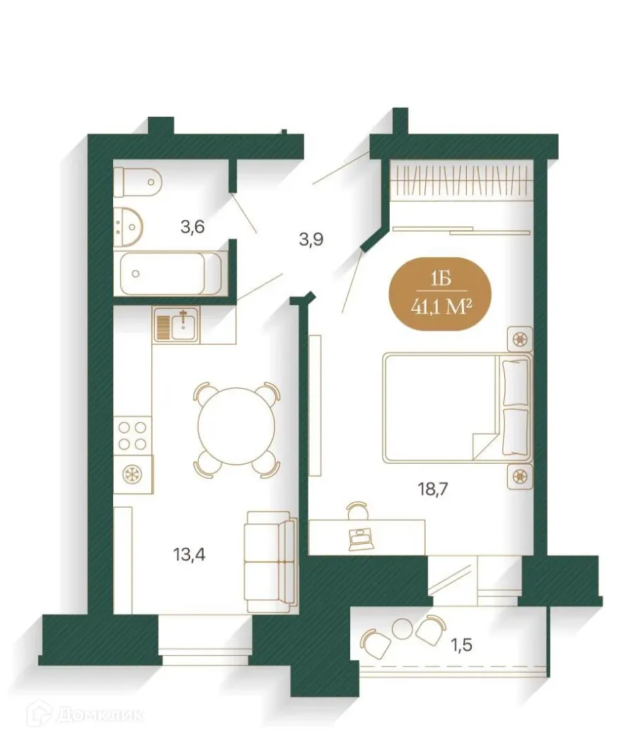 Фото квартиры в ЖК TERRA