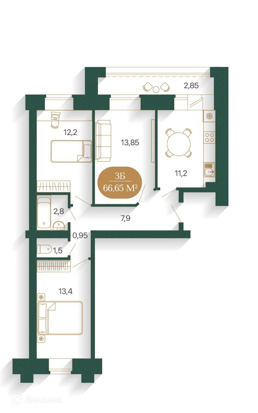 Фото квартиры в ЖК TERRA