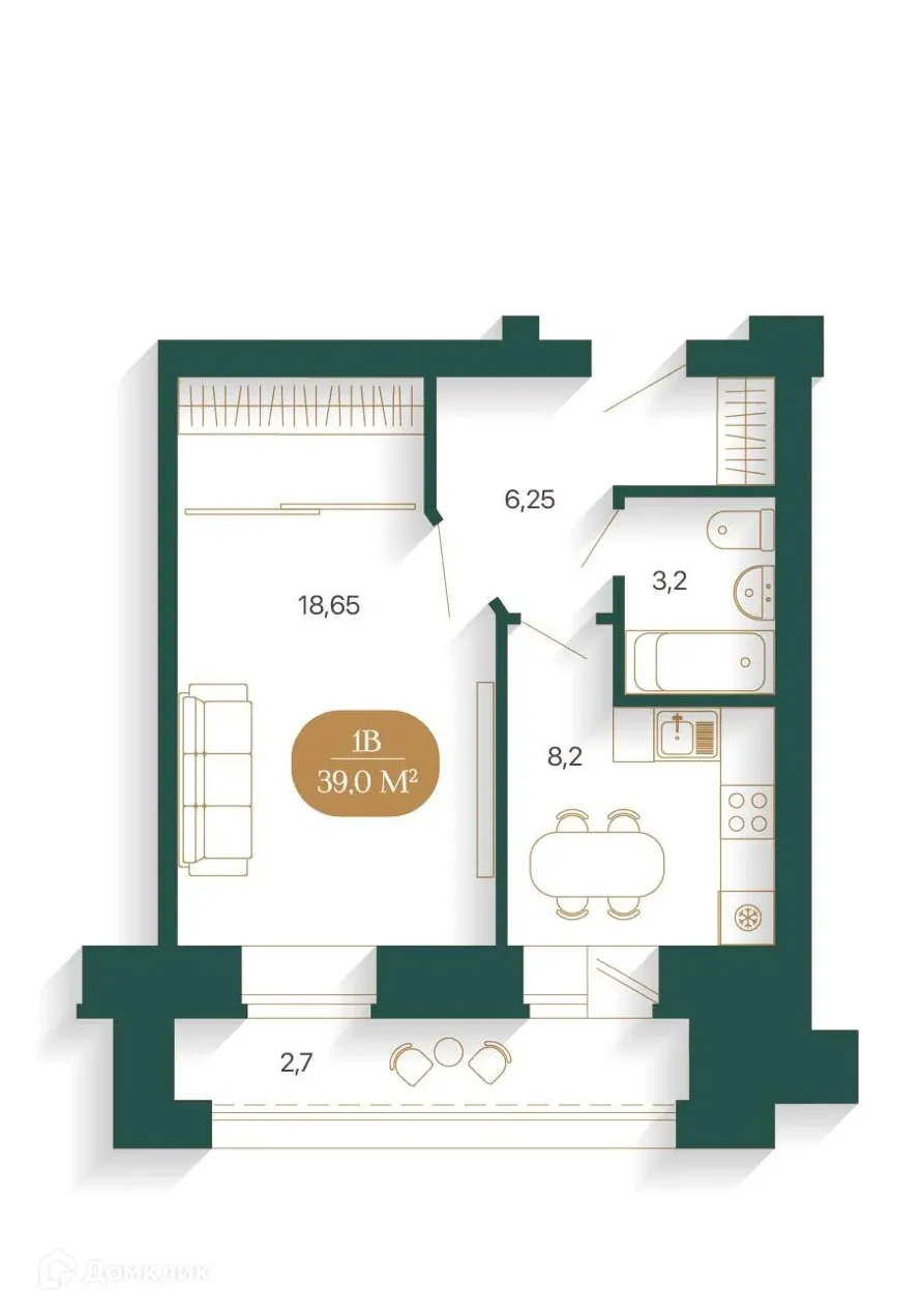 Фото квартиры в ЖК TERRA