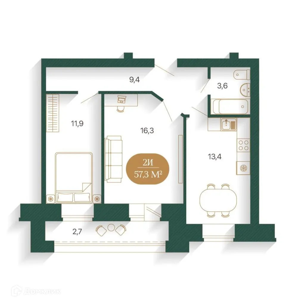 Фото квартиры в ЖК TERRA