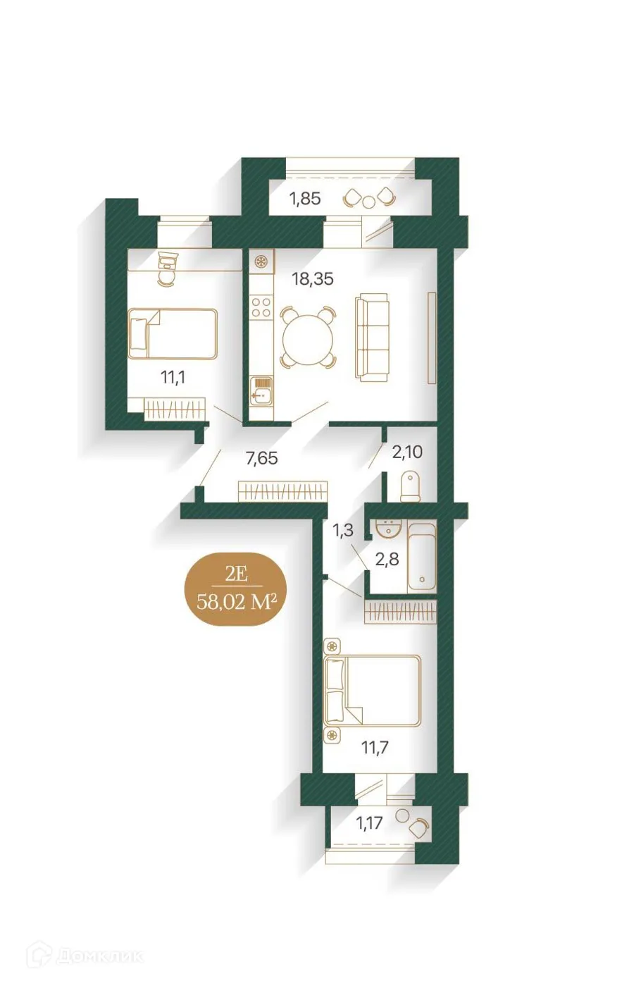 Фото квартиры в ЖК TERRA