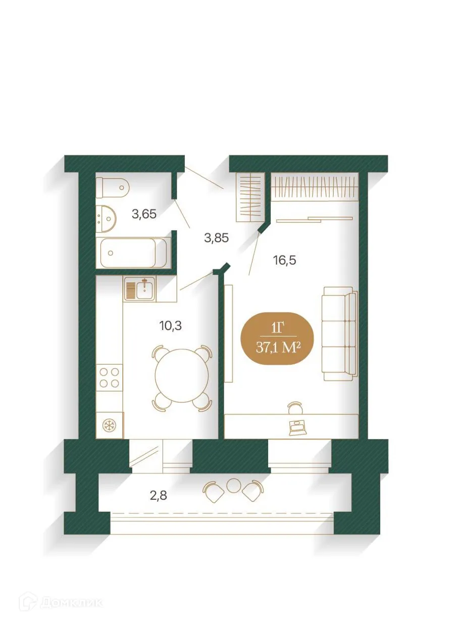 Фото квартиры в ЖК TERRA