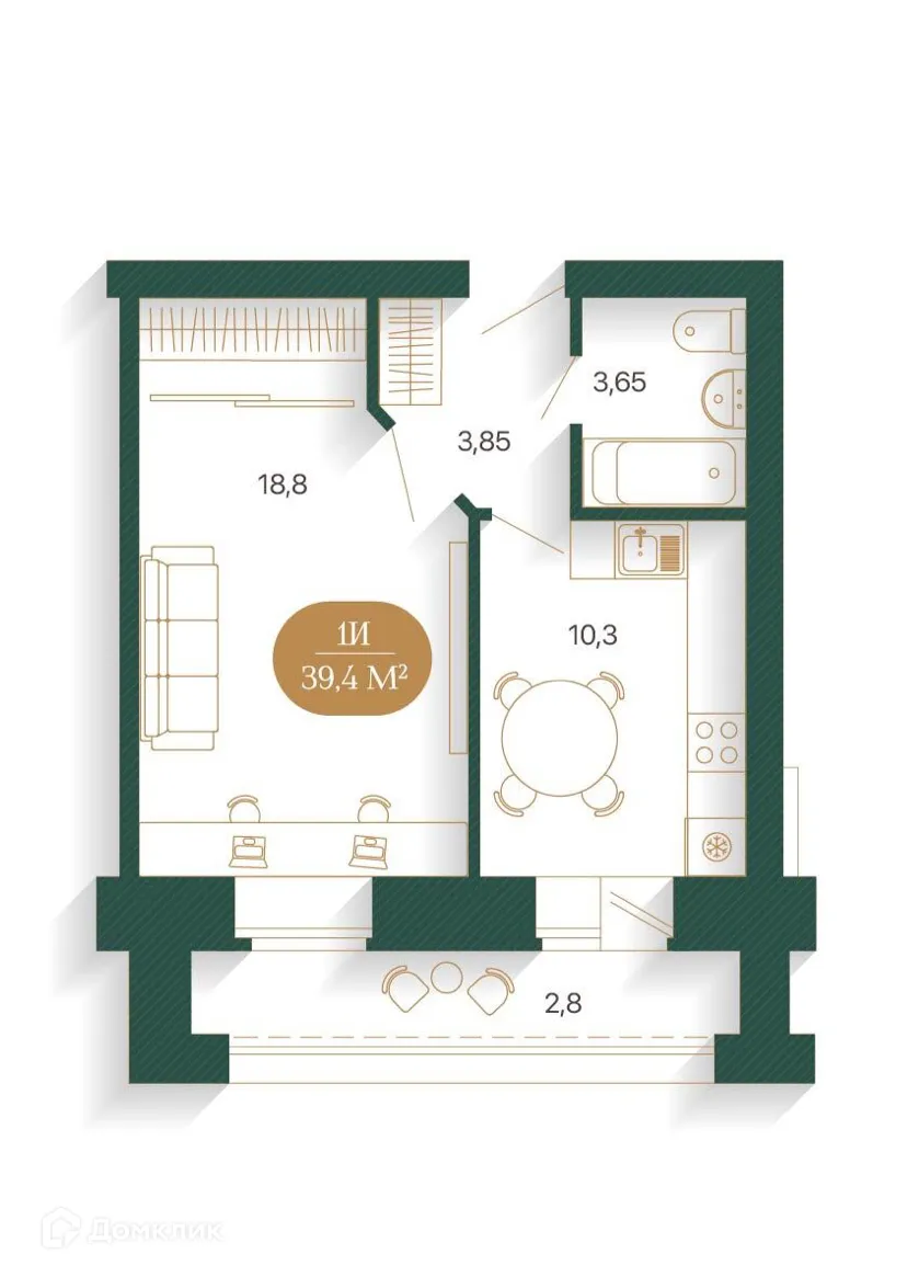 Фото квартиры в ЖК TERRA