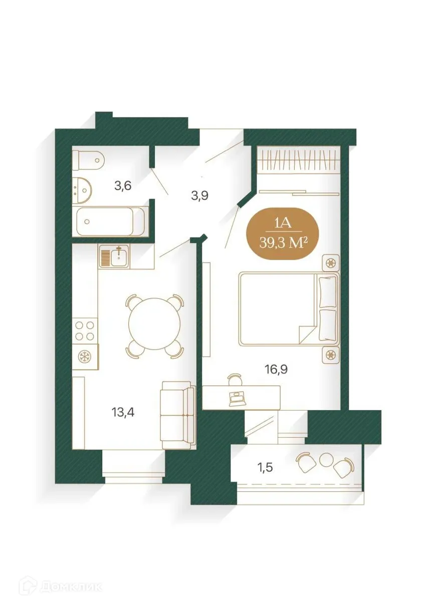 Фото квартиры в ЖК TERRA