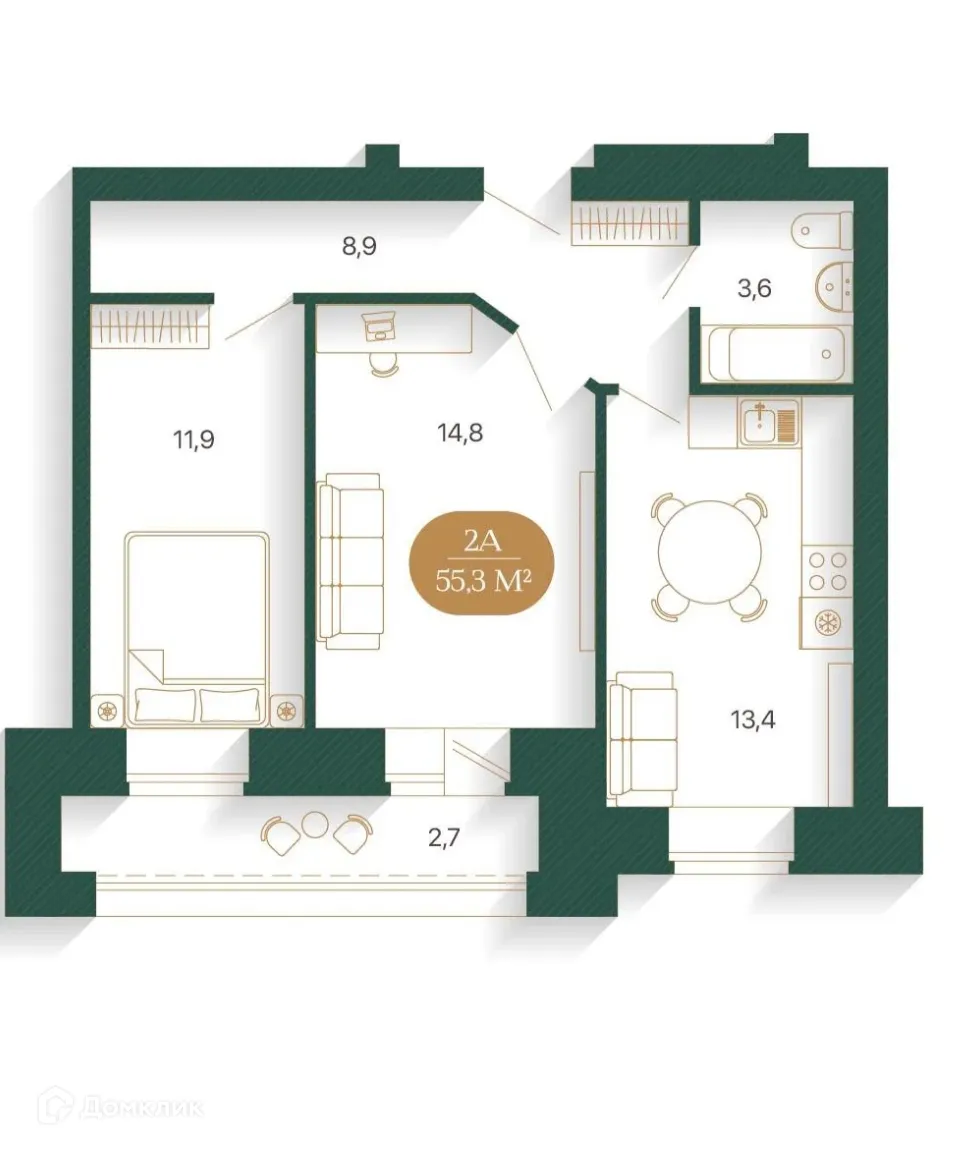 Фото квартиры в ЖК TERRA