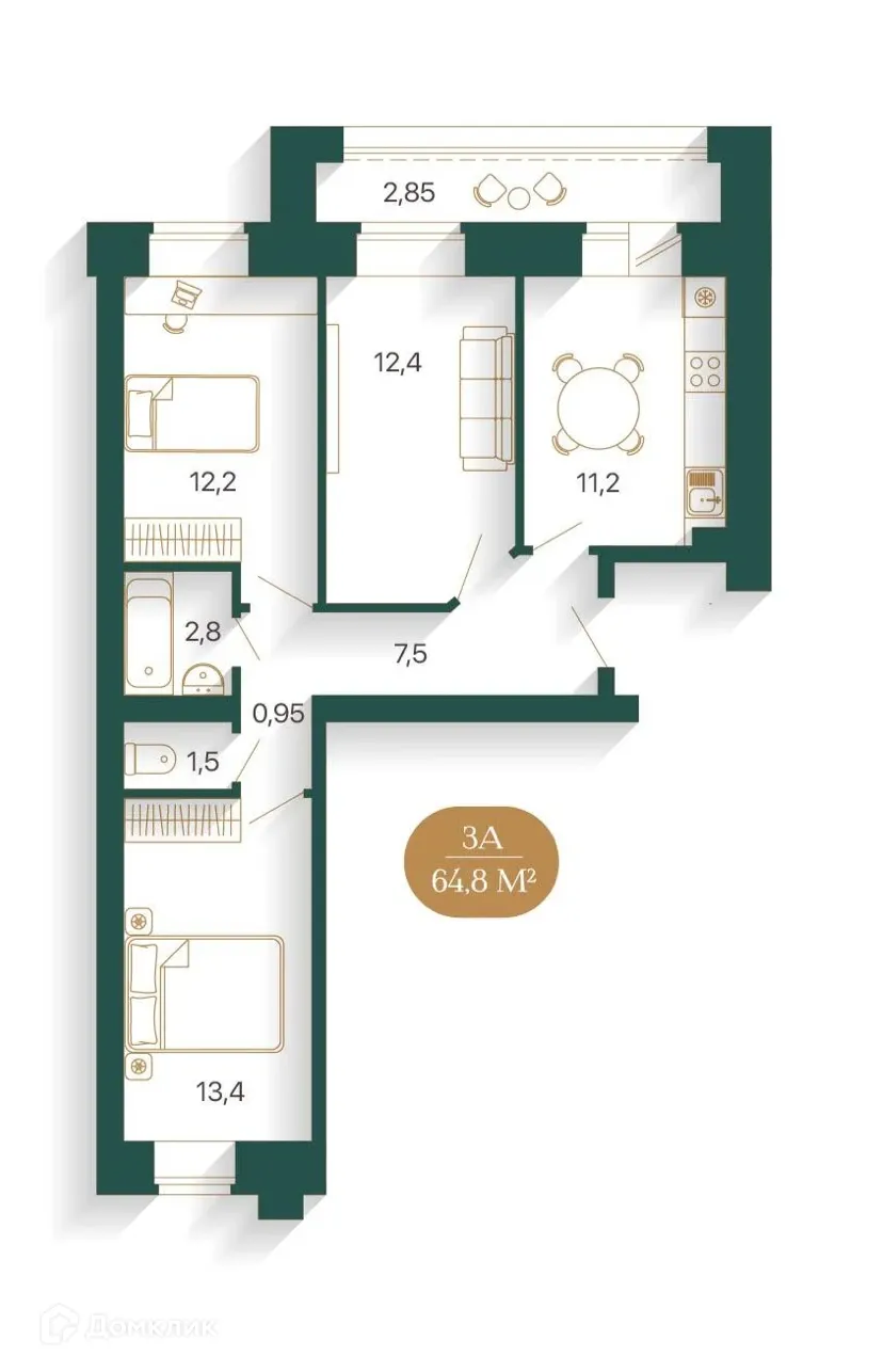 Фото квартиры в ЖК TERRA