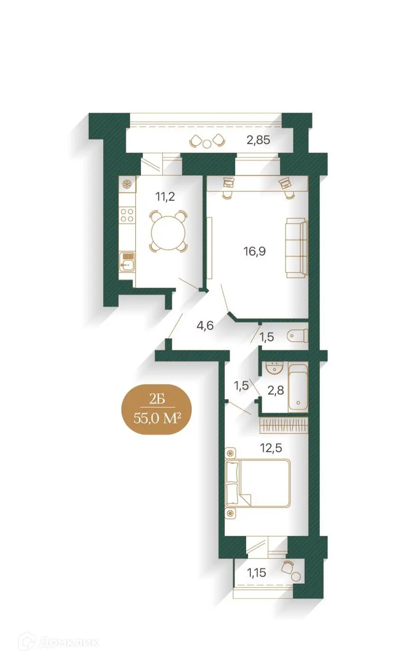 Фото квартиры в ЖК TERRA