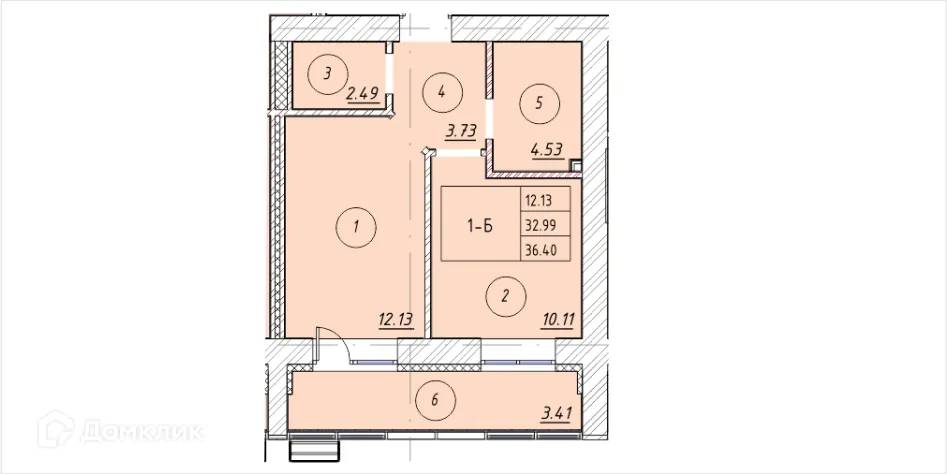 Фото квартиры в ЖК "Ометьевский Парк"