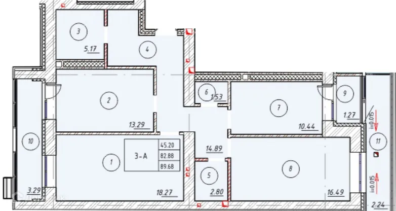 Фото квартиры в ЖК "Ометьевский Парк"