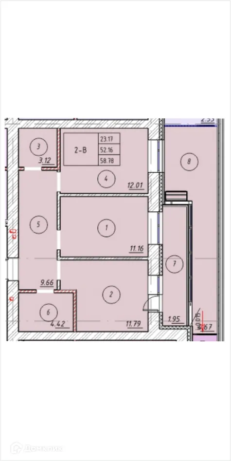 Фото квартиры в ЖК "Ометьевский Парк"