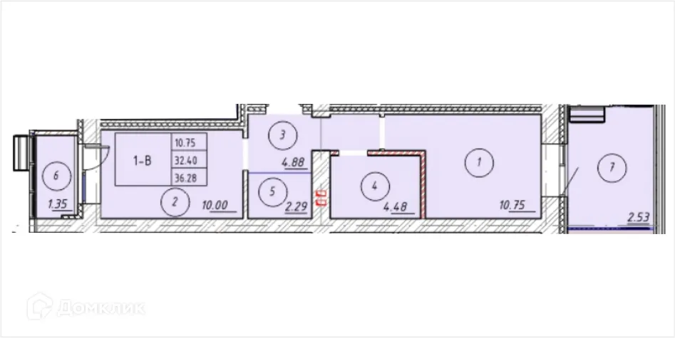 Фото квартиры в ЖК "Ометьевский Парк"